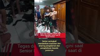 BEGINILAH ❗KALAU JUNIOR TNI MELAKUKAN KESALAHAN SAAT DI ASRAMA❗shortsvideo kopassus tni [upl. by Nirrep]