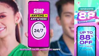 Are You Ready for Watsons 88 SHOPATHON With Up to 88 OFF [upl. by Mechelle]