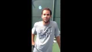 Sampras ready for the 2012 PowerShares Series [upl. by Joe]