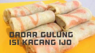 Resep ANTI GAGAL  Dadar Gulung Isi Kacang Ijo Cara membuat  Nyonyah Sekar [upl. by Sarat113]