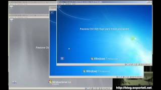 Windows Server 2008  Integrar clientes en un dominio y subdominio [upl. by Ralyat]