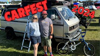 Displaying our VW Campervan at Carfest 2024 [upl. by Ruenhcs]