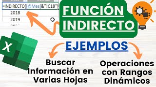 ✅ Cómo usar la FUNCIÓN INDIRECTO en Excel  PASO a PASO 🔝 [upl. by Garin261]