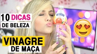 10 DICAS DE BELEZA COM VINAGRE DE MAÇA  Gabriela Capone VEDA 6 [upl. by Atiniuq]