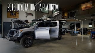 quotIn The Shopquot 09 Expedition Overlands 2018 Full Size Overland Ready Toyota Tundra Build [upl. by Skrap]