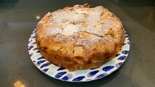 EASY French Apple Cake 🇫🇷 🍎 🍰 [upl. by Ganny]