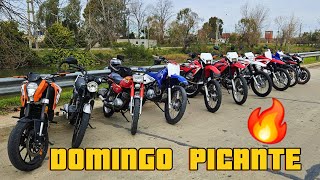 Stunt argentino 🔥 Wheelie y Caídas Honda TornadoKTM DukeXTZAX 100Zanella sapucai 150 [upl. by Lizette]