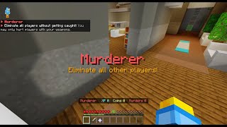 Minecraft Murder Mystery Fastest GameThe Hive [upl. by Mmada781]