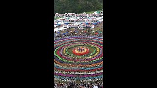 Over 4000 people perform Tibetan dance [upl. by Anahcar399]