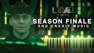 “History is Now”  Loki Season 2 Finale End Credit Music Synthesia Piano Tutorial [upl. by Ansaev]