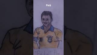 Drawing Pelé❤️🇧🇷🏆🏆🏆🇧🇷❤️🌀 [upl. by Naitsirhc761]