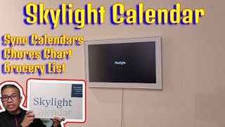 Skylight Digital Calendar  Wall Mount amp Stand Install [upl. by Beckie]