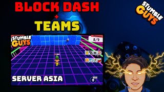 LIVE NOW BLOCK DASH  TEAM MATCH LETS PLAY IT  Stumble Guys GO50K ibelsachio 28 [upl. by Yojenitsirk]