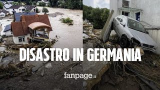 Nubifragi e inondazioni in Germania almeno 80 morti e 1300 dispersi quotÈ una tragediaquot [upl. by Elsa]