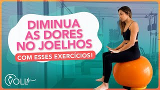 5 Exercícios de Pilates para dores no Joelho [upl. by Oiril59]