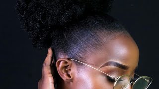 Styling with Eco Styler GelShort Natural hair [upl. by Annoyt60]