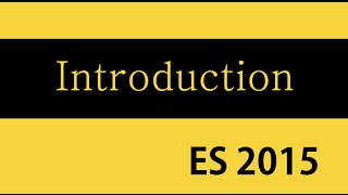 ES6 and Typescript Tutorial  1  Introduction [upl. by Rox]