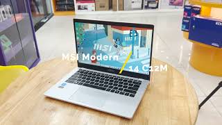 MSI modern 14 C12M Review  First look [upl. by Farver404]