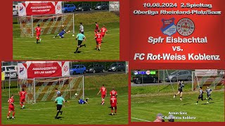 Oberliga Spfr Eisbachtal vs FC RotWeiss Koblenz [upl. by Oina]