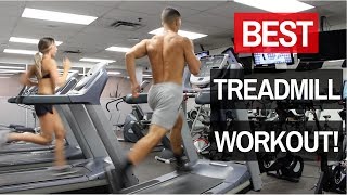 The BEST Treadmill Sprints Workout to Burn Fat Quickly HIIT Training [upl. by Eerpud]