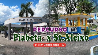 Percurso Piabetá x Santo Aleixo Mage  RJ [upl. by Stearns]