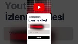 5 SANİYEDE YOUTUBE İZLENME ARTTIRMA ✅ Youtube İzlenme Hilesi 2024 [upl. by Rafiq]