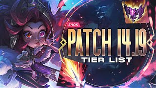 1419 MID LANE TIER LIST [upl. by Akimat]