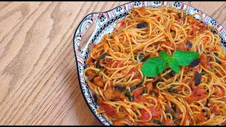 Easy Eggplant Tomato Spaghetti  Youtube  Vegan [upl. by Akcinat]