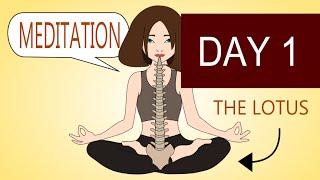 How to Meditate  Meditation for Beginners  Day 1 [upl. by Sillaw]