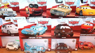 Mattel Disney Cars 2022 Case H Unboxing Damaged The King Keith Kone Spin Out McQueen Lee Race Dorado [upl. by Ydollem]