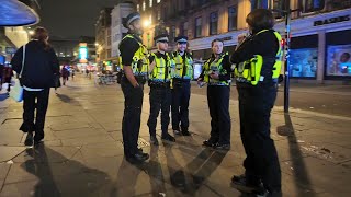 Lost In Glasgow Citys Nightlife During Police Incident [upl. by Aihsirt]