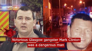 Notorious glasgow gangster Mark Clinton was a dangerous man crime fyp [upl. by Irving]