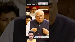 Fiery speech in parliament Kapil Sibals fiery speech in parliamentparliament​ news parliament [upl. by Popele102]