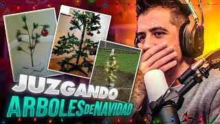 JUZGANDO LOS ÁRBOLES DE NAVIDAD DE MIS SUSCRIPTORES [upl. by Kannry]