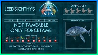 Leedsichthys easy Tame  Full Guide  Trap  Ark [upl. by Rayle224]