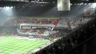 Derby MILAN  inter 30 2011 quotCoreografia  GOL indiretta di Patoquot [upl. by Uliram]