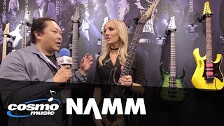 Ibanez Nita Strauss Signature JIVA10 Guitar explained by Nita Strauss  Cosmo Music at NAMM 2018 [upl. by Poler637]