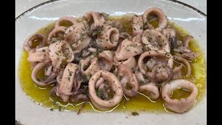 CALAMARES EN SALSA DE LIMÓN [upl. by Sinnaiy]