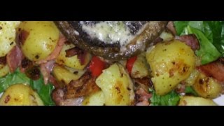 Crushed Potatoes With Bacon Recipe [upl. by Peedus]