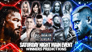 WWE Saturday Nights Main Event 2024 Winners Predictions [upl. by Enehs]