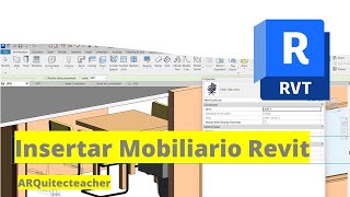 Insertar mobiliario Revit 2023 [upl. by Brenk]