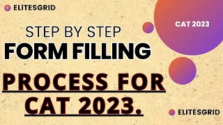 CAT 2023  Step by Step form filling amp Registration process [upl. by Annelak]