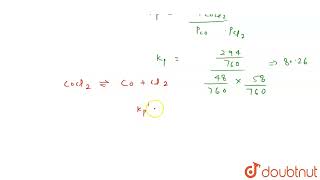 In phosgene gas reaction at 400C the initial pressures are pCO 342 mm and pCl2352 [upl. by Daegal500]