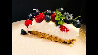 No Bake Mascarpone Cheesecake [upl. by Nnauol]