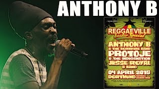 Anthony B amp Bornfire Band  Raid The Barn in Dortmund  Reggaeville Easter Special 2015 [upl. by Zicarelli116]