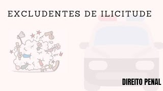 DIREITO PENAL  EXCLUDENTES DE ILICITUDE [upl. by Eittik280]