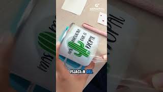 Taza de peltre personalizada con vinil adhesivo para las fiestas patrias [upl. by Nonarb]