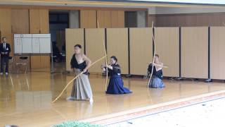 Kyudo 8dan exam at Meiji Jigu [upl. by Veedis]