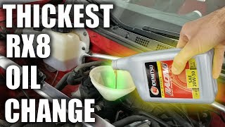 The THICKEST Rx8 OIl Change You Can Get [upl. by Adallard]