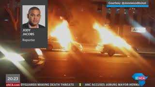 Uber Maxi taxi fire [upl. by Crary260]